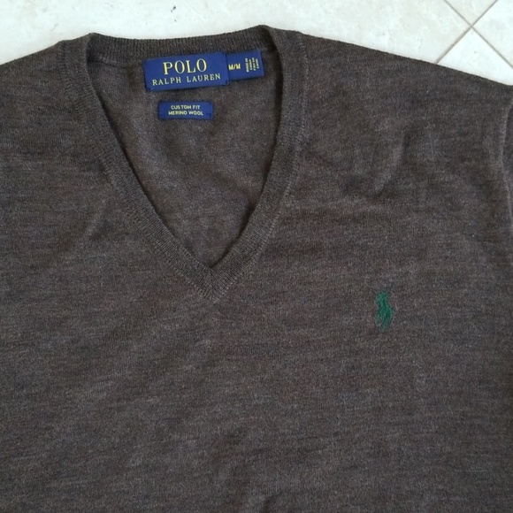 Polo Ralph Lauren mens sweater M merino wool - Picture 2 of 6